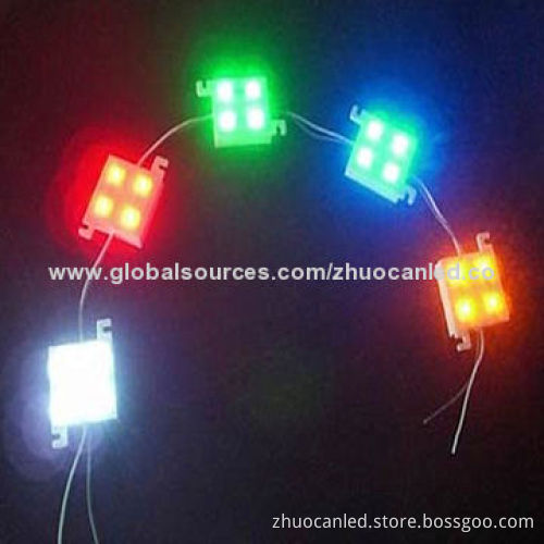 5050 SMD 4 LEDs Square LED Module Light